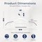 Serenelife Plastic Clothes Hangers, Hanger Set with Non-Slip Rubber Pads and 360 degrees Swivel Metal, 30PK SLHRBWH30 - alternate 3