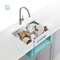 Kibi 21in Handcrafted Undermount Single Bowl 16 gauge Stainless Steel Kitchen Sink K1-S21 - alternate 3