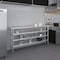 Amgood 14in D x 72in L Stainless Steel Table, Three Undershelves AMG WT-1472-3SH-Z - alternate 5