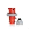 Leviton Pin & Sleeve Plug, 30 A, 480V AC, Three Phase, 3 Pole, IEC Grounding, Red, NEMA 3R, 4X, 6P, 12 430P7WLEVPIA - alternate 4