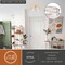 Vaxcel Grace 2-Light Semi-Flush Mount Ceiling Light, Satin Nickel, Clear Glass, 14.75-In. C0381 - alternate 2