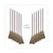 Boardwalk Lobby/Toy Broom, Corn Fiber Bristles, 39" Wood Handle, Red/Ylw, PK12 BWK951TCT - alternate 4