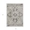 Homeroots 8' X 10' Ivory and Dark Brown Oriental Washable Non Skid Indoor Outdoor Area Rug 563769 - alternate 4