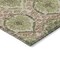 Homeroots 9' X 12' Olive Green And Fern Green Medallion Washable Indoor Outdoor Area Rug 587798 - alternate 6