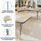 Flash Furniture Commercial Adjustable Height Horseshoe Activity Table with Short Legs in LT NAT XU-A6066-HRSE-LTNAT-T-P-GG - alternate 6