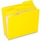 Pendaflex FOLDER, LTR, DBL, 11PT, 1/3, YEL, 100PK R15213YEL - alternate 3