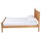 Baxton Studio Jenn Golden Brown Wood Japandi Queen Size Platform Bed with Distressed-Finished Rattan 253-13897-ZORO - alternate 4