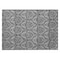 Homeroots 2' X 3' Gray Damask Washable Non Skid Indoor Outdoor Area Rug 563871 - alternate 4
