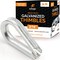 Xpose Safety Galvanized Steel Thimbles for Wire Rope, 3/16 Inch, 24PK GCT316-24-X-S - alternate 1