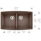 Blanco Performa Equal Double Bowl, Cafe Brown 440068 - alternate 2