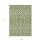 Homeroots 3' X 5' Olive Green And Ivory Damask Washable Indoor Outdoor Area Rug 595175 - alternate 5