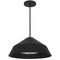 Homeroots 22" Black Aluminum Geometric LED Dimmable Outdoor Pendent Hanging Light 683466 - alternate 5