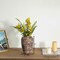 Uniquewise 7ft Textured Vintage Inspired Ceramic Vase Perfect for Displaying Faux Flowers & Branches, Brown QI004791.M - alternate 3