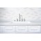 Kingston Brass 25" Cast Iron Self-Rimming Single Bowl Drop-In Kitchen Sink, 5-Hole, White GT252295 - alternate 3