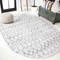 Jonathan Y Moroccan HYPE Boho Vintage Diamond Cream/Gray 4 ft. x 6 ft. Oval Area Rug MOH101B-4OV - alternate 1