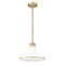 Z-Lite Reznor Modern Gold 1 Light Pendant 831P12-MGLD - alternate 4