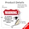 Signmission Video Surveillance Shield Label Set Warn, 18 inch X 18 inch, Vinyl Decal, 2PK SHI-D-2PACK-18-467 - alternate 2