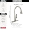 Delta Lenta: Touch2O Technology Kitchen Faucet with Touchless Technology 19802TLZ-SP-DST - alternate 3