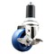 Service Caster 3.5 Inch 316SS Solid Polyurethane Swivel 1-1/2 Inch Expanding Stem Caster Brake SCC-SS316EX20S3514-SPUS-TLB-112 - alternate 1