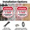 Signmission 24 Hour Surveillance Shield Sign Attenti, 6 Inch X 6 Inch, Plastic Sign SHI-P-6-351 - alternate 3