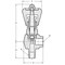 Hoke 1900 Series Cylinder Valves, 1/4in MNPT x 1/4in FNPT, 6000 PSI, -65 TO 450 Deg F 1925L4Y - alternate 3