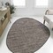 Jonathan Y Callan Modern Rustic Abstract Natural/Black 5 ft. x 8 ft. Indoor/Outdoor Shaped Area Rug SHP202E-5 - alternate 5