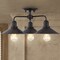 Jonathan Y Calvin 18.5" 3-Light Iron Industrial LED Semi Flush Mount, Oil Rubbed Bronze JYL7498A - alternate 4