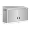 Koolmore 60 Inch Stainless Steel Wall Cabinet with Hinged Doors KM-WMC-1560-S - alternate 9