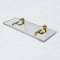 Fab Glass And Mirror Acrylic Shelf 6 x 36inces Bronze Bracket 3/4in Thickness Acrylic Pack of 1 AS19CC-6x36BR1P - alternate 1