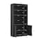 Manhattan Comfort Rivington 40in Bookcase Cabinet in Black - Set of 3 3-BC006-BK - alternate 3