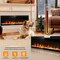 Edendirect 36 in. Insert-Type Electric Fireplace in Black, with Remote, 8H Timer, 5-Speed Flames, 12 Flame Colors ZR-WT-F36 - alternate 2