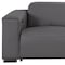 Homeroots 80in Black and Brown Leather Power Reclining Loveseat 720535 - alternate 5
