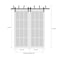 Sartodoors Sliding Closet Frosted Glass Barn Bypass Doors Planum 2102 Oak 84x96 (2* 42x96) Solid Core PLANUM2102BBB-DUB-8496 - alternate 3