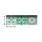 Homeroots 7" X 7" Green And White Mosaic Peel And Stick Removable Tiles 390831 - alternate 2