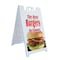 Signmission The Best Burgers In Town!, A-Frame & 2 Decals Installed, Heavy-Duty Plastic Frame SBHD-D-2436-The Best Burgers In Town! - alternate 1