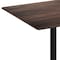 Flash Furniture 36" Square Tabletop, Seamless Surface Technology, Dark Brown with 24" Black Round Bar Height Base ST-SQ36-WBR-TR24B-GG - alternate 3