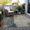 Homeroots 10' X 14' Taupe Blue And Lavender Abstract Washable Indoor Outdoor Area Rug 606085 - alternate 5