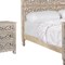 Homeroots Three Piece Gray Solid Wood Bedroom Set 636280 - alternate 3