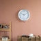 Clockswise 14-in Round Quartz Wall Clock Non-Ticking Battery Operated with Silent Sweep Movement,  QI004745.WT.14 - alternate 4