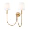 Z-Lite Jisele Rubbed Brass 2 Light Wall Sconce 4505-2S-RB - alternate 1