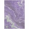 Homeroots 9' X 12' Purple Mint Green And Ivory Abstract Washable Indoor Outdoor Area Rug 618206 - alternate 4