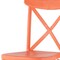 Homeroots Set of Four 21" Salmon Heavy Duty Plastic Outdoor Stacking Dining Chairs 565177 - alternate 5