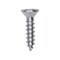 Auveco #12 x 1in Phillips Flat Head Wood Screw Zinc, 100PK 9575 - alternate 1