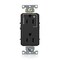 Leviton DPl Dup Rec 15A 125V 1MCtrl Self-Gr Blk 16252-1PE - alternate 1