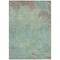 Homeroots 9' X 12' Pale Aqua And Taupe Abstract Washable Indoor Outdoor Area Rug 618458 - alternate 5