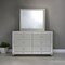 Homeroots 58" Silver Solid Wood Six Drawer Double Dresser 383981 - alternate 3
