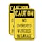 Signmission No Oversized Vehicles in Garage, 18'' X 24'' 2 Signs, Heavy Gauge Aluminum, 2PK A-1824-2PACK-23821 - alternate 1