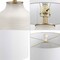 Jonathan Y Malone 20" Modern Transitional Ribbed Tapered Ginger Jar Resin/Metal LED Table Lamp, Cream JYL5517C - alternate 4