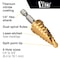 Klein Tools Step Drill Bit, 1/4" to 3/4" , VACO 25963 - alternate 6