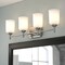 Vaxcel Laurelhurst 4-Light Vanity Light, Satin Nickel, Frosted White Glass, 29.25-In. Wide W0580 - alternate 4